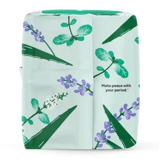 The Honey Pot Company 100% Organic Cotton Cover Cooling Herbal Infusion Regular Pads - 20ct image {12}