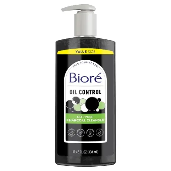 Biore Deep Charcoal Oil Free Face Wash image {8}