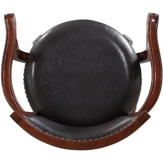 Jones Memory Swivel Barstool Cherry/Brown - Boraam image {3}