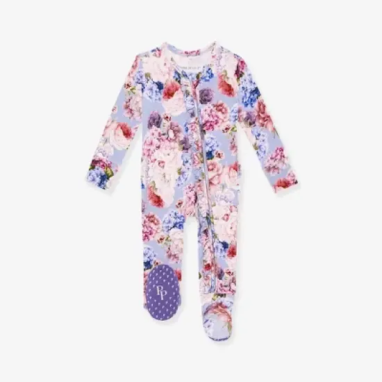 Infant Annie Footie Ruffled Zippered One Piece - Posh Peanut image {2}