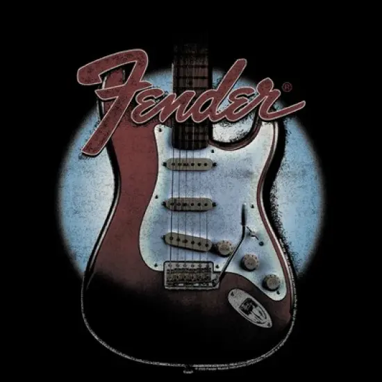Junior's Fender Guitar Spotlight Logo T-Shirt image {1}