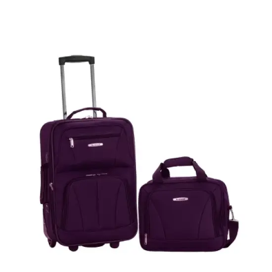 Rockland Fashion 2pc Softside Luggage Set image {12}