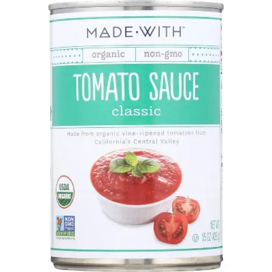 Made With Organic Tomato Sauce - Case of 12/15 oz image {1}