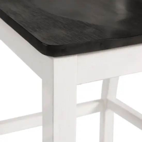 2pc Jamison Two-Tone Counter Height Barstool White - Picket House Furnishings image {8}