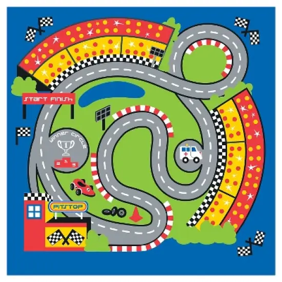 Fun2Give Pop-it-Up Pit Stop Tent with Race Mat image {2}
