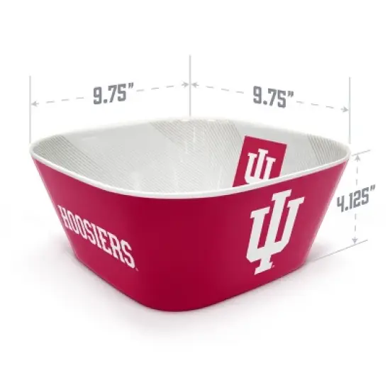 NCAA Indiana Hoosiers Large Party Bowl image {3}