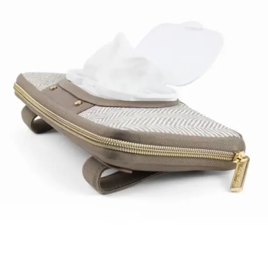 Itzy Ritzy Baby Wipes Case - Vanilla Latte image {1}