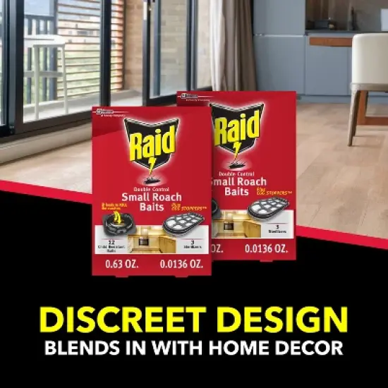 Raid Double Control Indoor Small Roach Killer with Egg Stoppers - 12+3ct image {6}