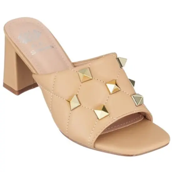 GC Shoes Alexis Studded Block Heel Sandals image {8}