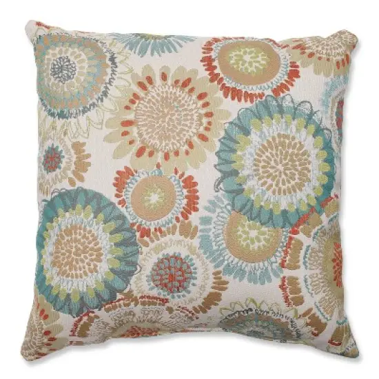 Maggie Mae Throw Pillow Aqua - Pillow Perfect image {3}