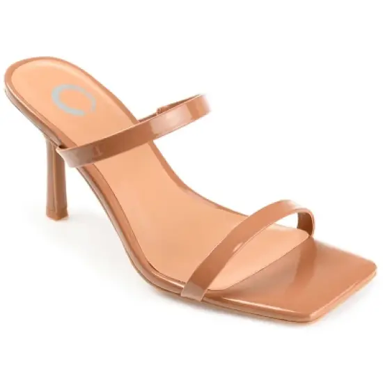 Journee Collection Womens Brie Tru Comfort Foam Open Toe Mid Stiletto Pumps image {10}