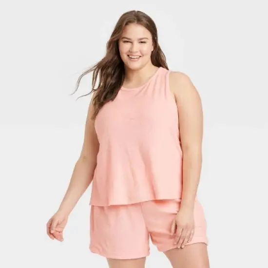 Women's Terry Tank Top - A New Day&trade; Blush image {4}
