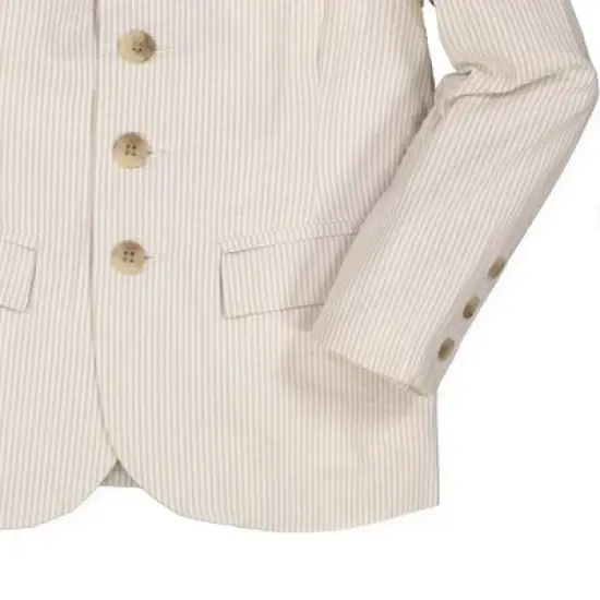 Hope & Henry Boys' Seersucker Suit Jacket, Kids image {2}