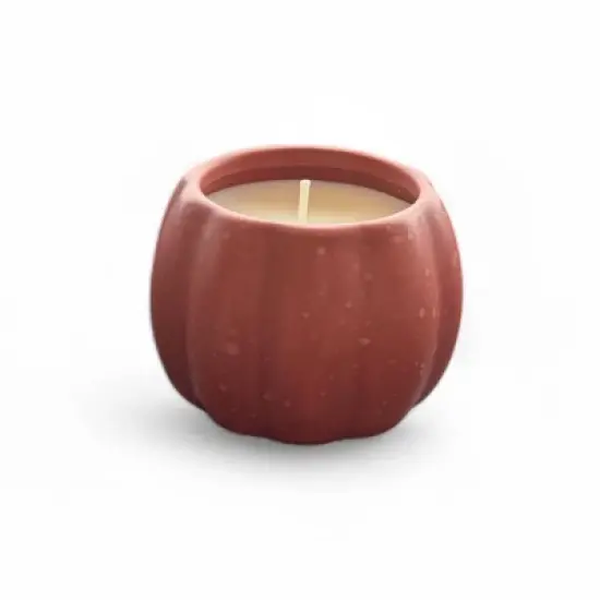 3.9oz Pumpkin Ceramic Scented Candle Red - Bullseye's Playground&trade; image {3}