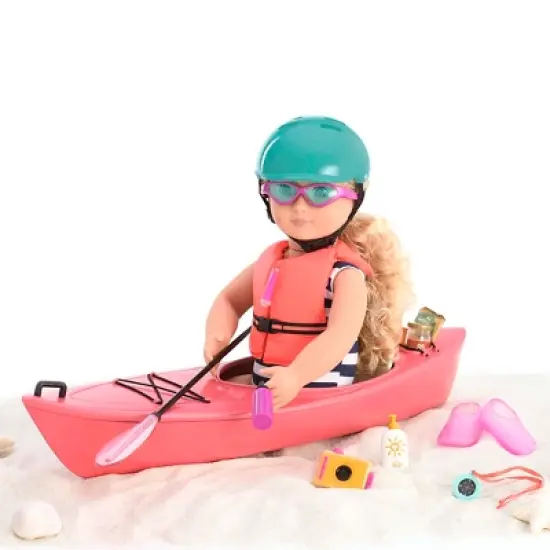 Our Generation Kayak Adventure Sports Accessory Set for 18" Dolls image {1}