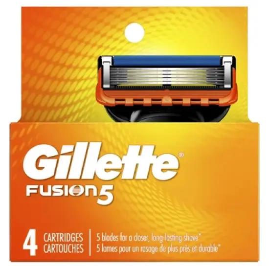 Fusion5 Razor Blade Refill ,Manual Razor Men , 4 count image {3}