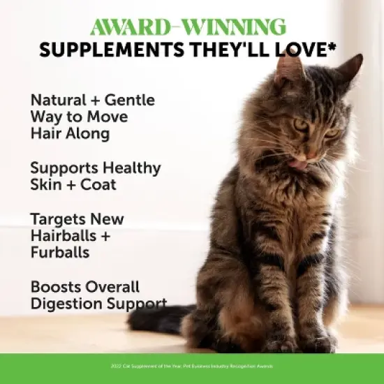 Pet Honesty Hairball Supplement for Cat Chicken Flavor - 3.7oz image {2}