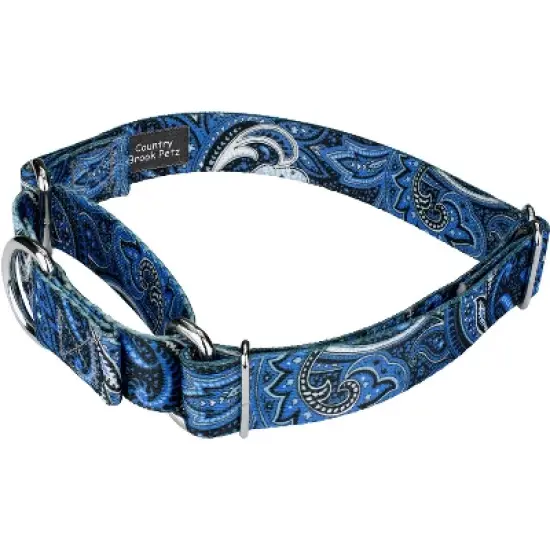 Country Brook Petz Martingale Dog Collar - Paisley Collection image {2}