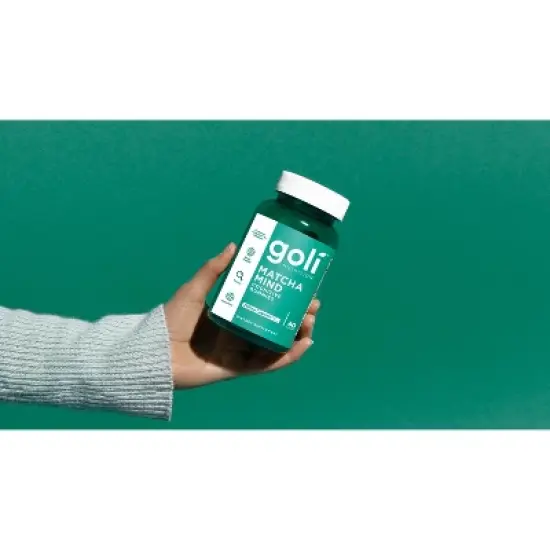 Goli Nutrition Matcha Mind Cognitive Vegan Gummies - 60ct image {3}