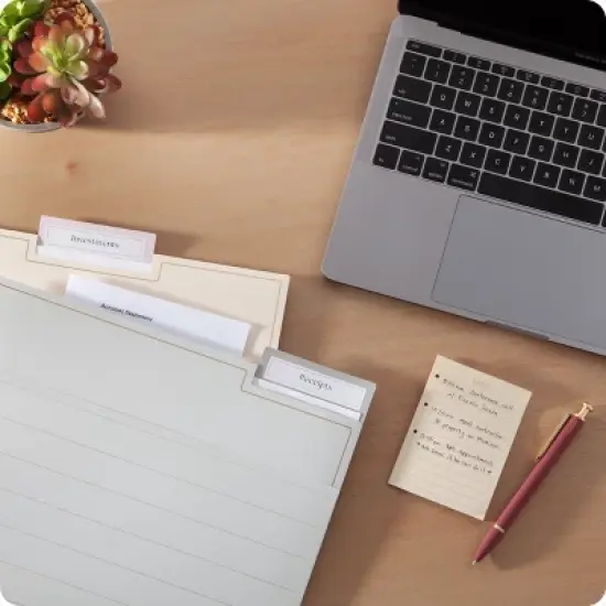 U Brands Paper Folder 9ct File Folders with Pockets Soft Pastels image {1}