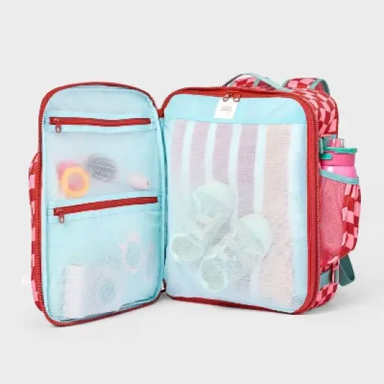 Kids' 22L Travel Backpack Pink Checkered - Cat & Jack&trade; image {1}