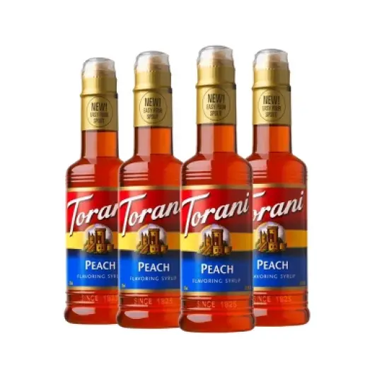 Torani Peach Syrup - 1500ml/4ct image {5}