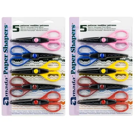 Armada Paper Shapers&reg; Decorative Scissors Set 2, 5 Per Set, 2 Sets image {4}