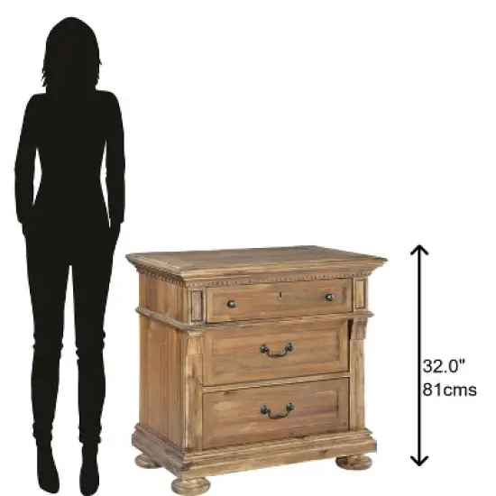 Hekman 23363 Hekman Three Drawer Night Stand 2-3363 799 image {1}
