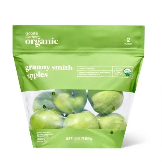 Fresh Organic Granny Smith Apples - 2lb Bag - Good & Gather&trade; image {5}