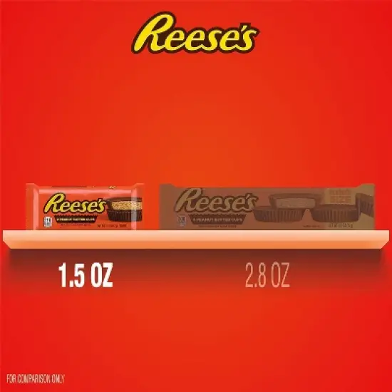 Reese's Peanut Butter Cup 12/16/24/36 Pack Full Size Milk Chocolate Candy Pack 1.5oz Bulk Packaging image {4}