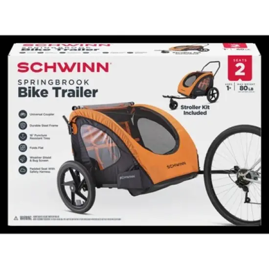 Schwinn Springbrook Trailer Bike Accessory Mount - Orange image {7}