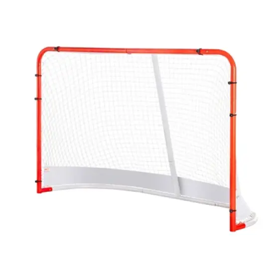 VEVOR Street Hockey Net, Indoor Outdoor Steel Hockey Goal, Official Regulation Pro Hockey Training Goal Set, Portable Hockey Goal with Net image {8}
