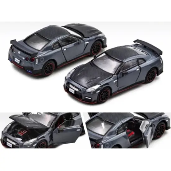 2022 Nissan GT-R (R35) Nismo RHD Stealth Gray Met. & Carbon "Special Edition" Ltd Ed 1200 pcs 1/64 Diecast Model Car by Era Car image {2}