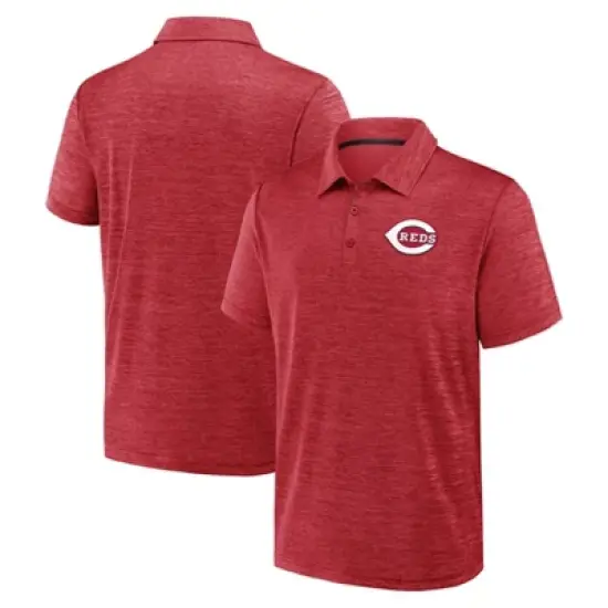 MLB Cincinnati Reds Men's Heather Polo T-Shirt image {2}
