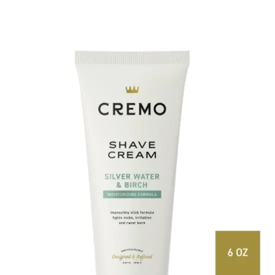Cremo Silver Water and Birch Shave Cream - 6 fl oz image {7}