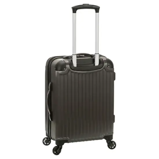 Rockland Santorini 2pc Expandable Polycarbonate Hardside Carry On Spinner Luggage Set - Gray image {2}