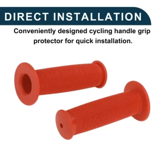 Unique Bargains MTB Bikes Handlebar Grips Cover 3.94" Red 1 Pair image {5}
