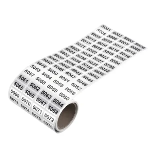 Unique Bargains Office Warehouse Self-Adhesive Consecutive Number Sticker Labels image {9}