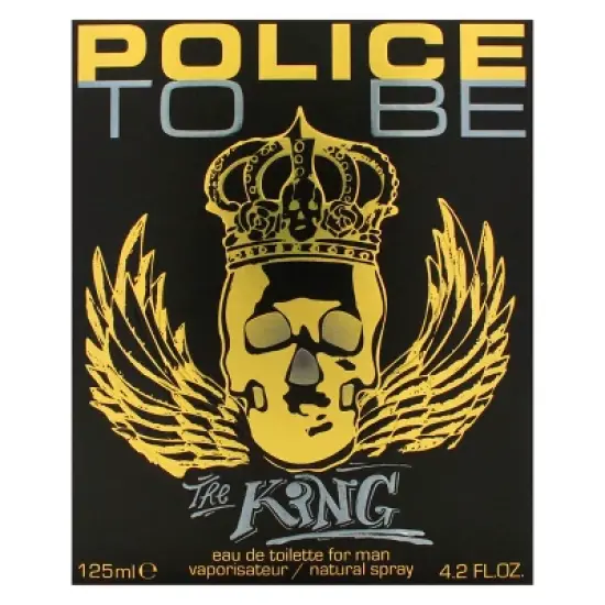 Police To Be The King Men's Cologne EDT Spray - 4.2oz image {2}