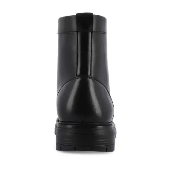 Vance Co. Denver Tru Comfort Foam Plain Toe Lace-up Ankle Boot image {2}