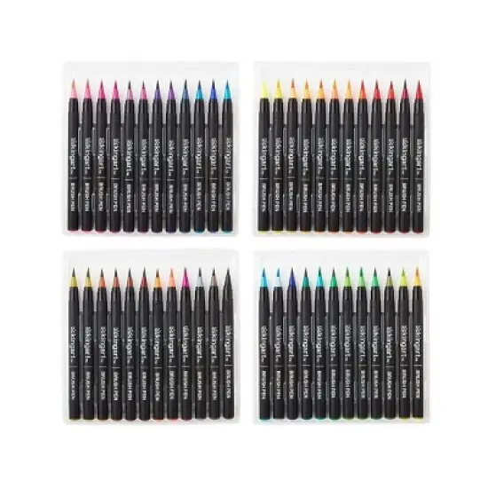 KINGART PRO Watercolor Brush Pens 48 Colors image {2}