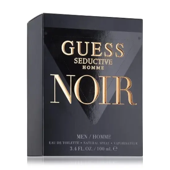Guess Seductive Homme Noir Eau de Toilette EDT Spray for Men, 3.4 oz Men's Perfume image {3}
