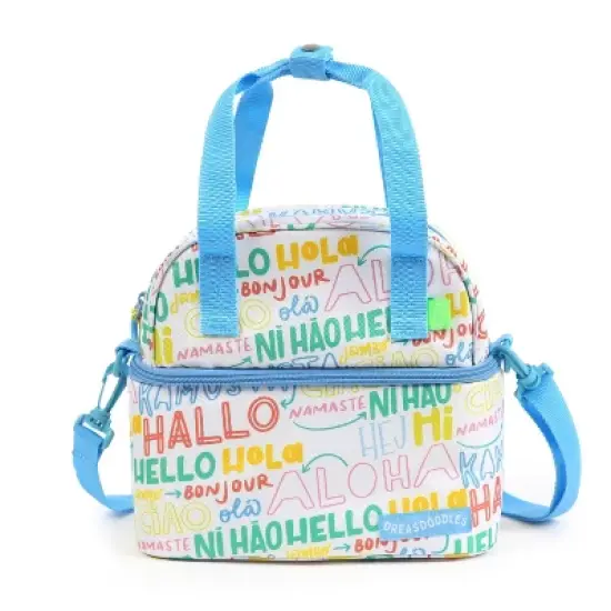 DREASDOODLES by Andrea Campos Lola Dual Compartment Lunch Bag image {9}