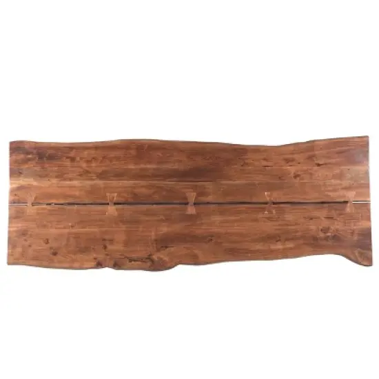 120" Athea Butterfly Live Edge Dining Table - Timbergirl image {4}
