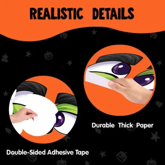 Joyfy Halloween Decorations Trunk or Treat Car Decorations Kit, Frankenstein Car Stickers with Balloons for SUV House Garage Door Decor Props image {5}