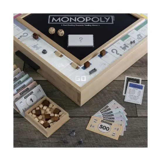 Monopoly (Luxe Maple) Board Game image {2}