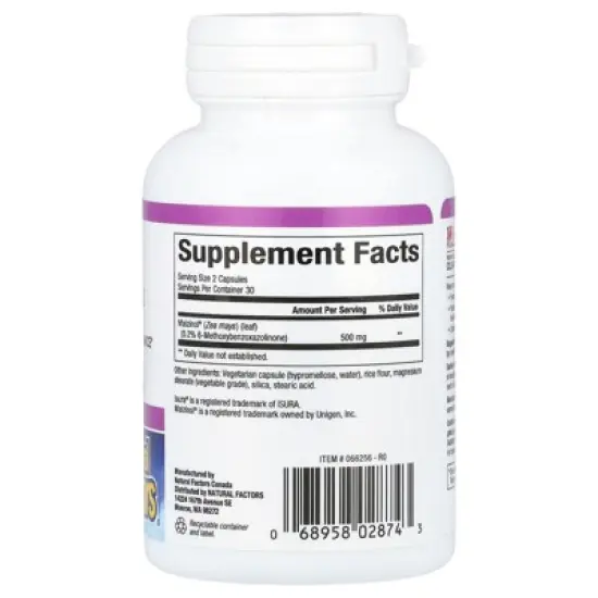 Natural Factors Stress-Relax&reg;, Peaceful ZZZ, 60 Vegetarian Capsules (250 mg per Capsule) image {1}