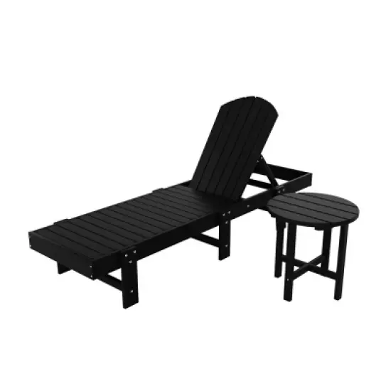 WestinTrends Dylan 2 Piece Poly Reclining Chaise Lounge image {1}