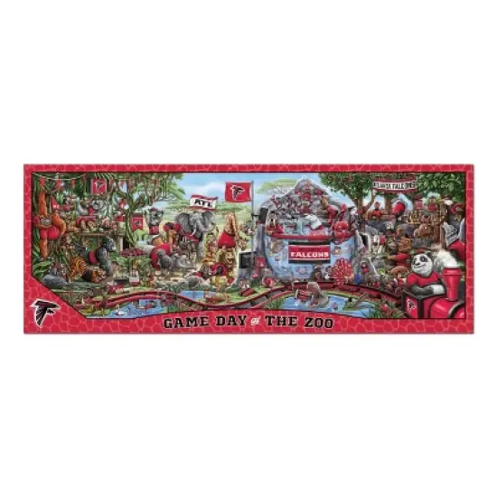 NFL Atlanta Falcons Game Day at the Zoo 500pc Puzzle image {1}