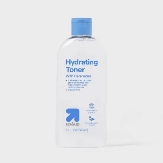 Hydrating Toner with Ceramides - Normal to Dry Skin - 8fl oz - up&up&trade; image {3}